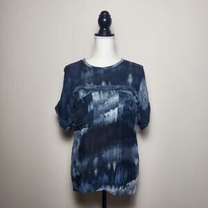 Beckerman Tie Dye Blue Top 2